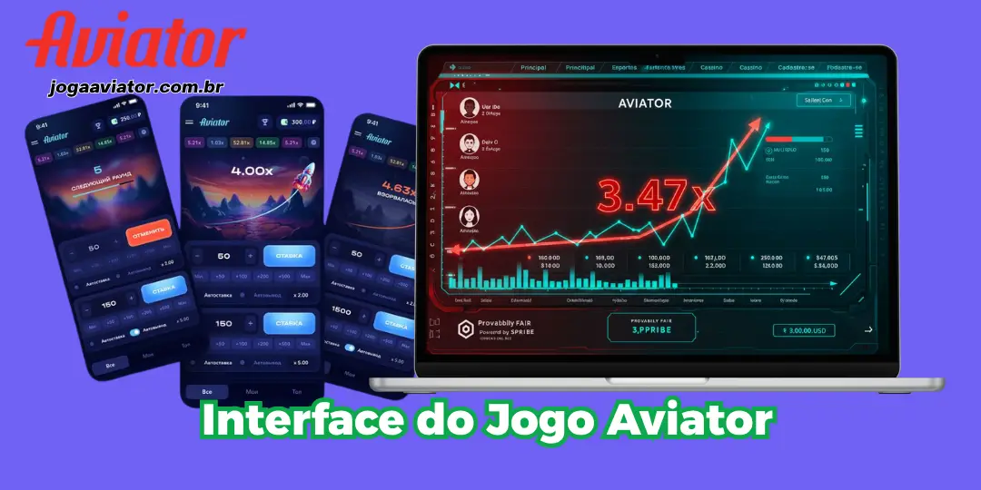 Interface do Jogo Aviator